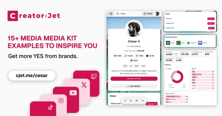 15+ Media Kit Examples To Inspire You