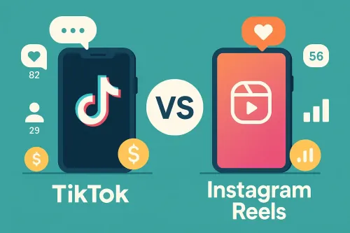 TikTok vs Reels Instagram : Quelle plateforme offre le meilleur retour sur investissement pour les créateurs ?