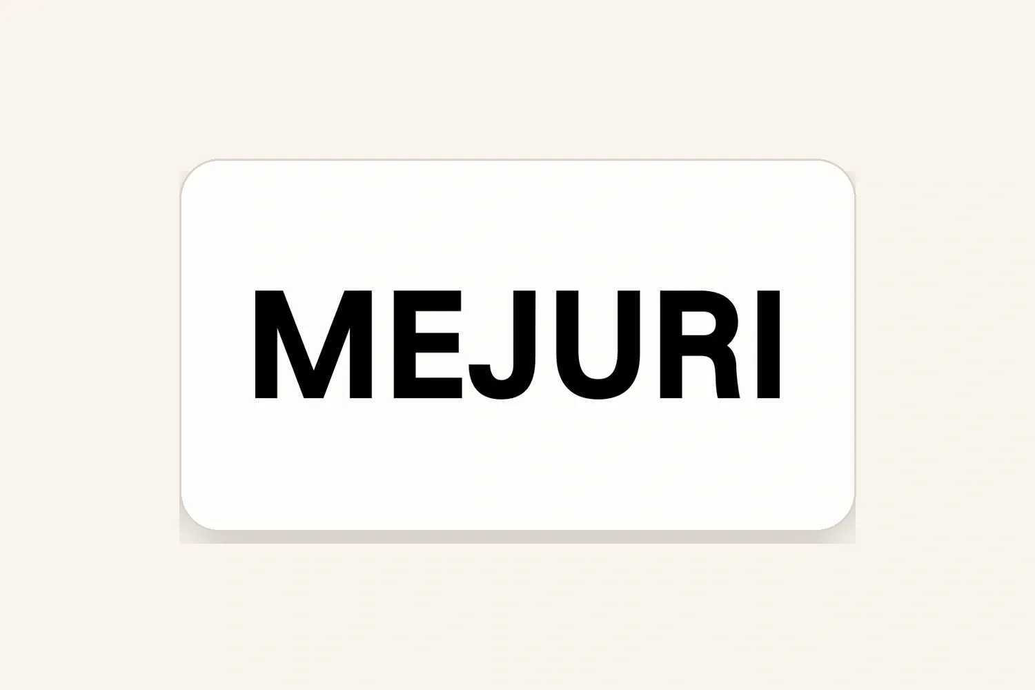 Logotipo de Mejuri
